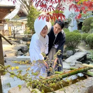 2022年4月 吉日 吉備津神社 にて厳かな雰囲気の中 結婚式が執り行われました