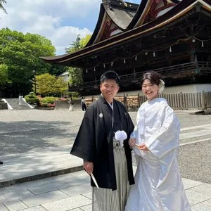 2023年5月吉日　吉備津神社（岡山市）にて素敵な結婚式が執り行われました。