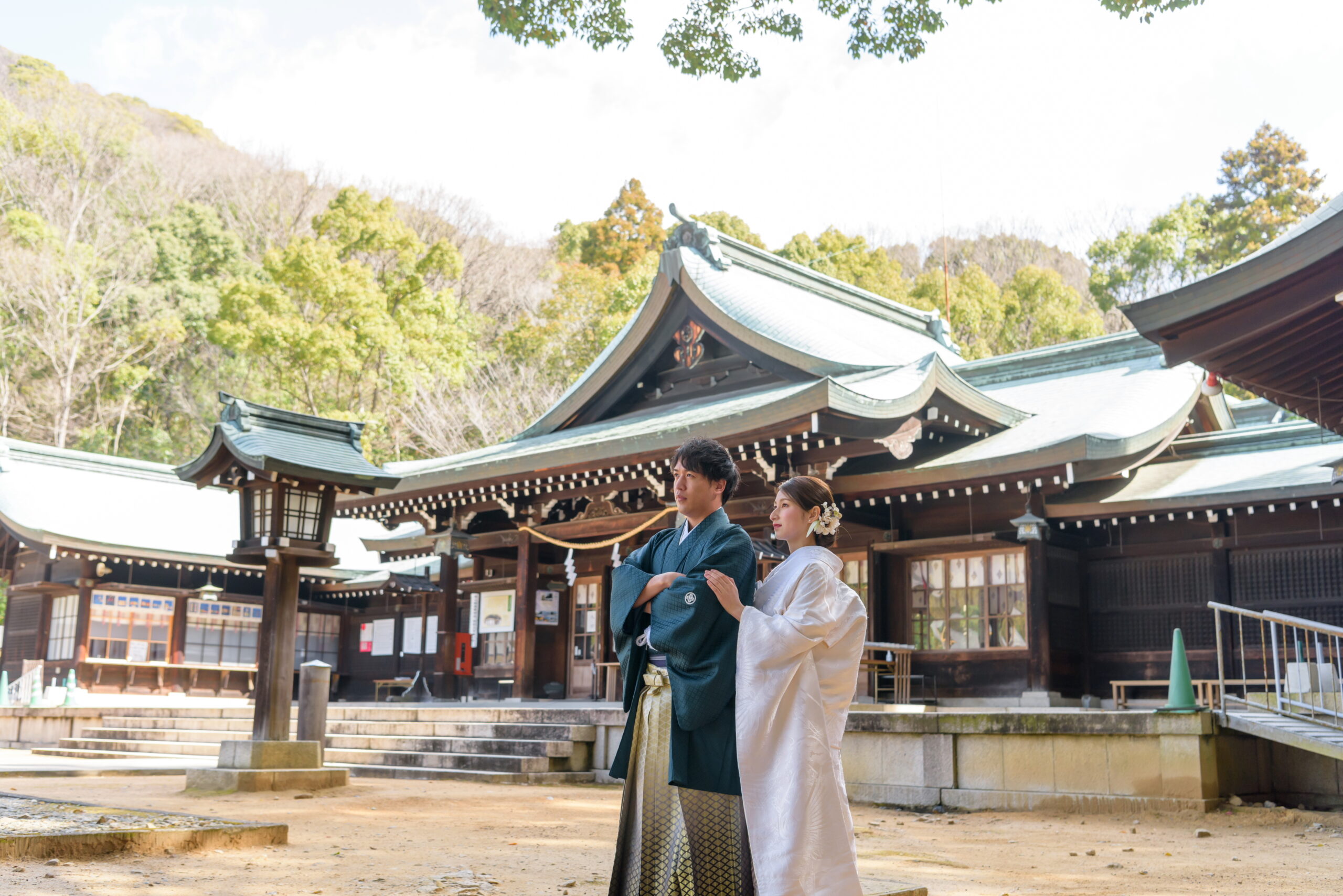 2024年3月 吉日 岡山護国神社（岡山県）にて素敵な結婚式が執り行われました。