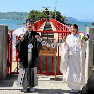 2022年4月 吉日　津島神社にて、素敵な結婚式が執り行われました