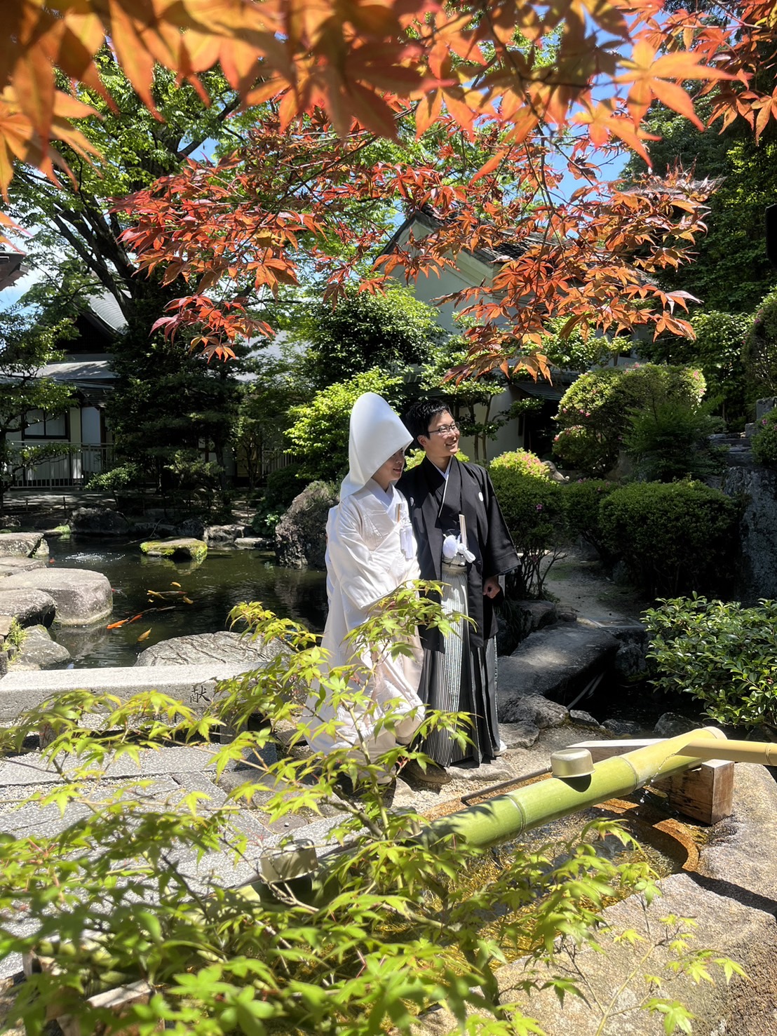 2024年5月　吉日　吉備津神社(岡山県)にて素敵な結婚式が執り行われました。