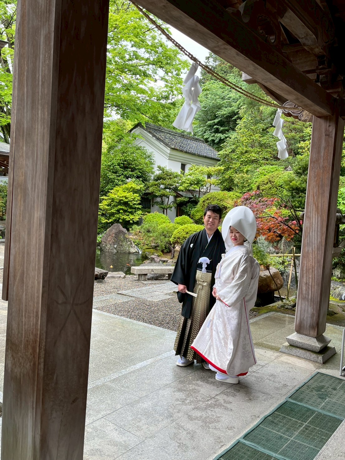 2025年5月　吉日　吉備津神社(岡山県)にて素敵な結婚式が執り行われました
